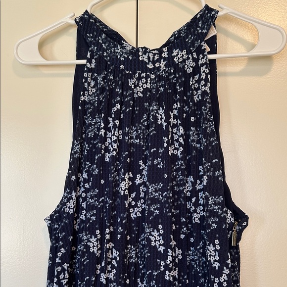 MICHAEL Michael Kors Navy blue Floral Maxi Dress size XL - Picture 2 of 15